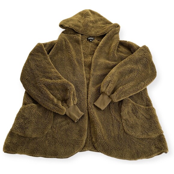 NWOT Zenana Outfitters SUPER Soft Sherpa Faux Fur Jacket small - Picture 3 of 6
